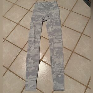 lululemon athletica Light Gray Camo High-Rise Leggings